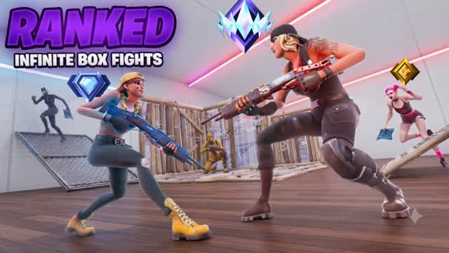 INFINITE BOX FIGHTS [RANKED]حرب الصناديق — Fortnite Creative map