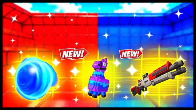 RED VS BLUE SHOT HIERARCHY 🔴🔵 — Fortnite Creative map cover art