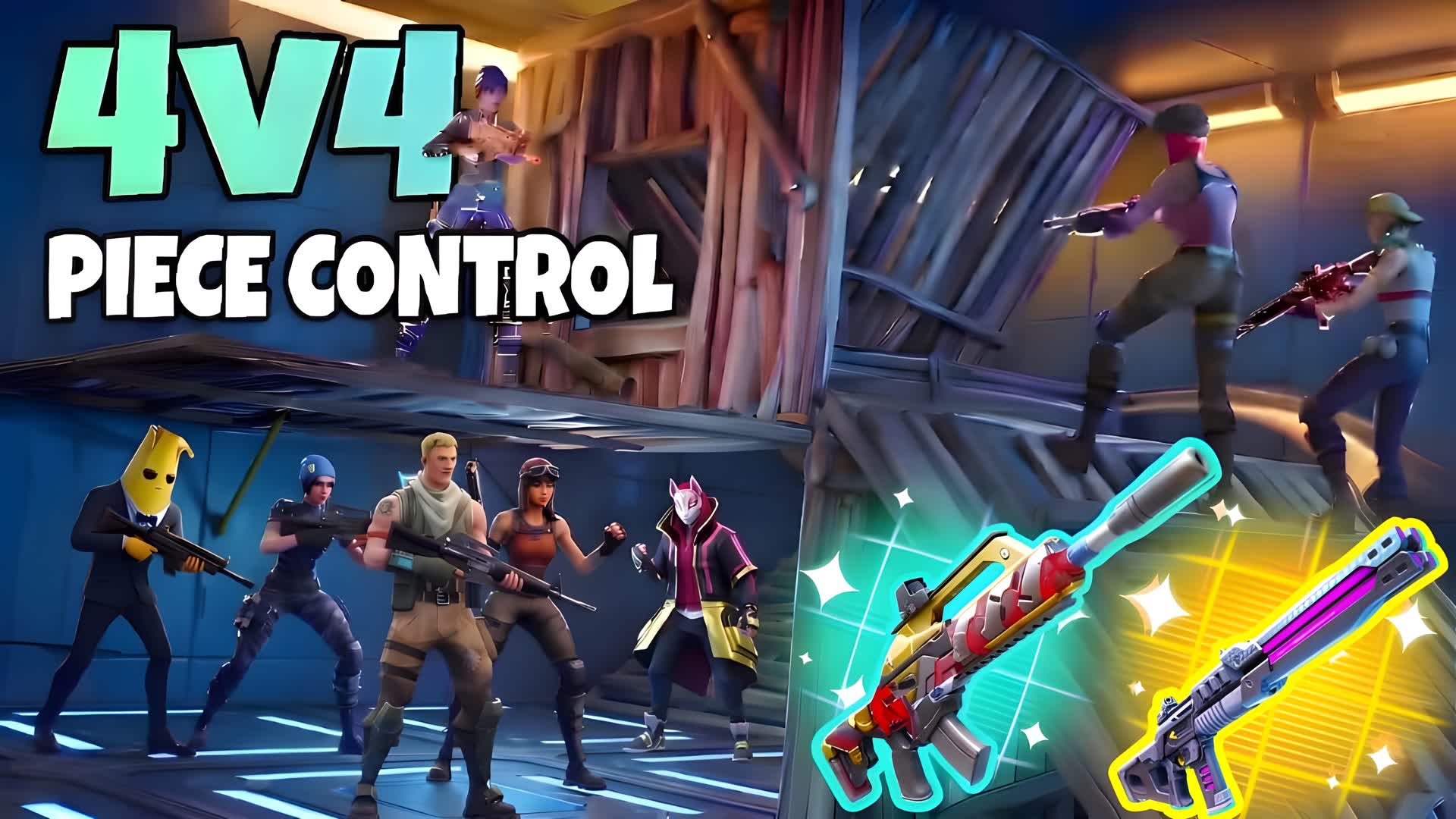 PIECE CONTROL 4V4 [2] — Fortnite Creative map