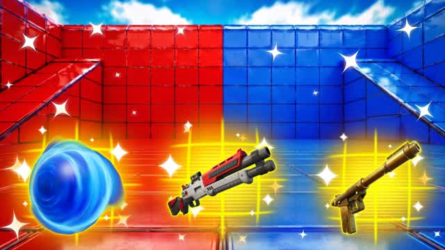 🔴🔵RED VS BLUE BATTLE MODE — Fortnite Creative map