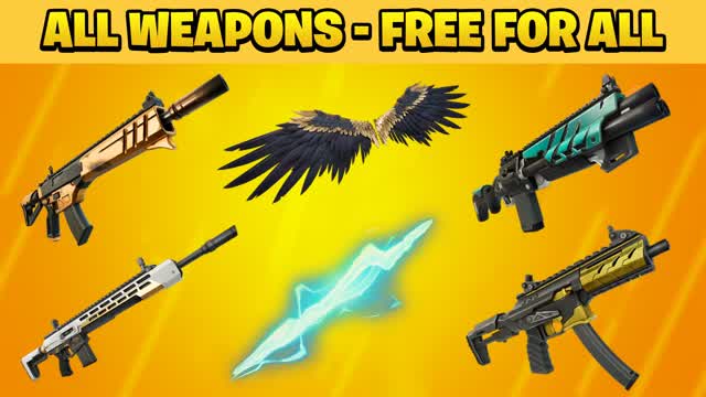FREE FOR ALL - ALL WEAPONS — Fortnite Creative map