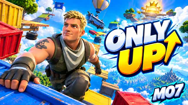 ريال وثمانين هللة ONLY UP  MO7 — Fortnite Creative map cover art