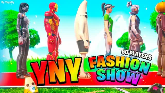 ✨YNY FASHION SHOW ✨ — Fortnite Creative map cover art