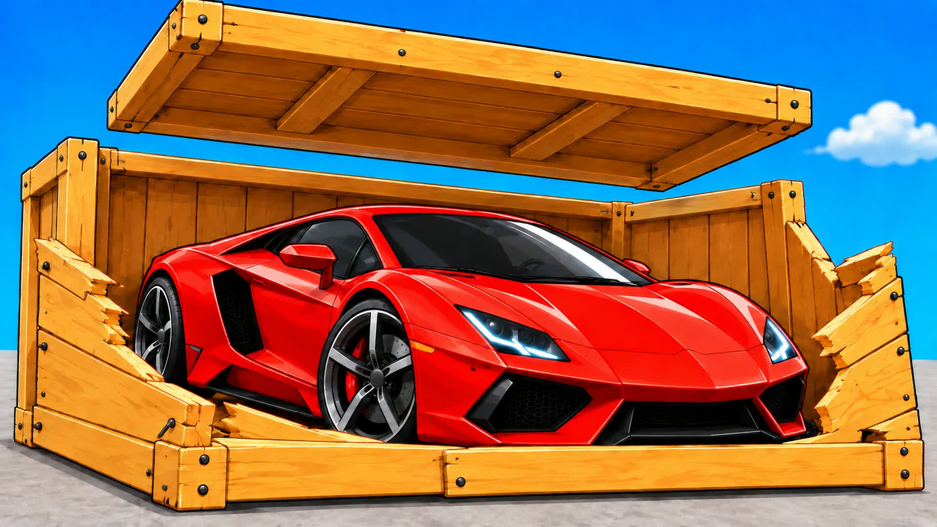 Unbox Your Dream Car — Fortnite Creative map