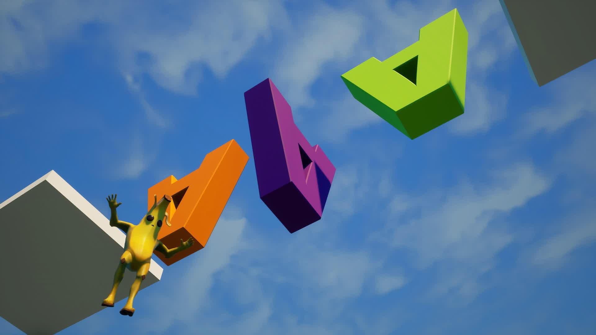 Alphabet Deathrun — Fortnite Creative map