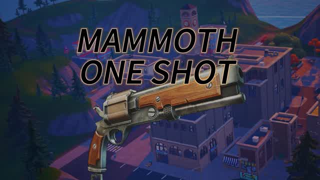 MAMMOTH ONE SHOT — Fortnite Creative map cover art