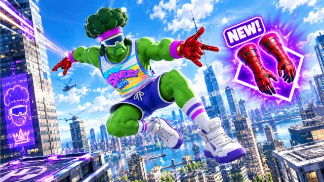 😎SPIDER CITY GUN GAME SPIDER🔫 — Fortnite Creative map cover art