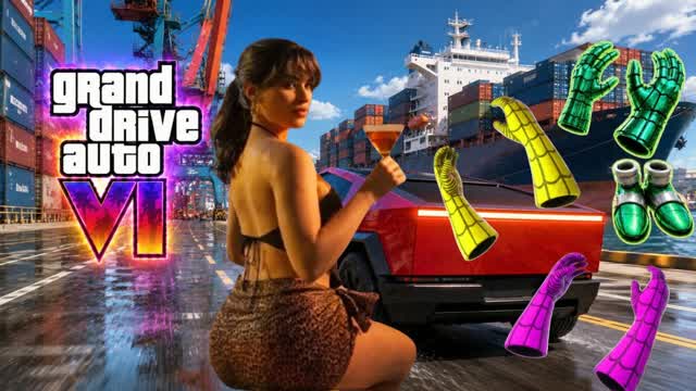 CARS LUCIA GRAND DRIVE AUTO VI — Fortnite Creative map cover art