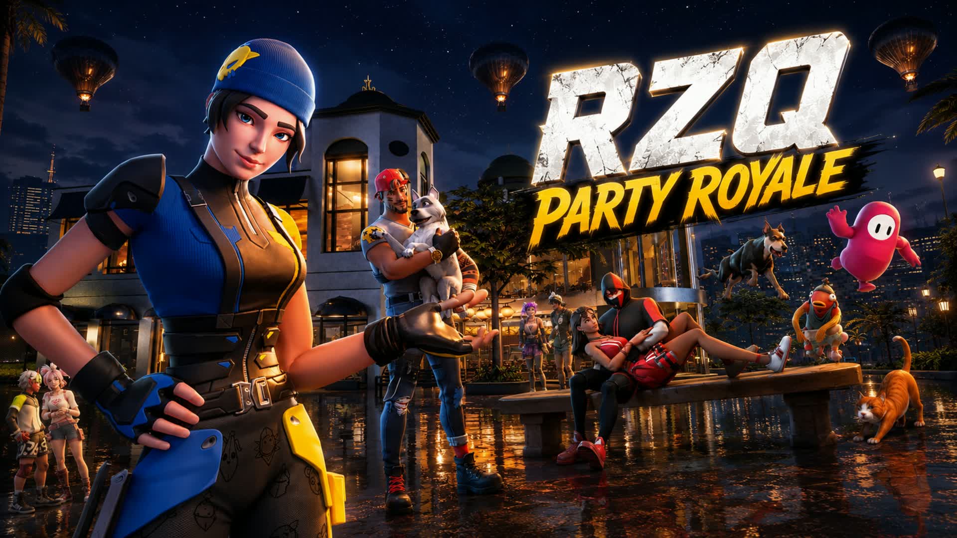 RZQ PARTY ROYALE — Fortnite Creative map