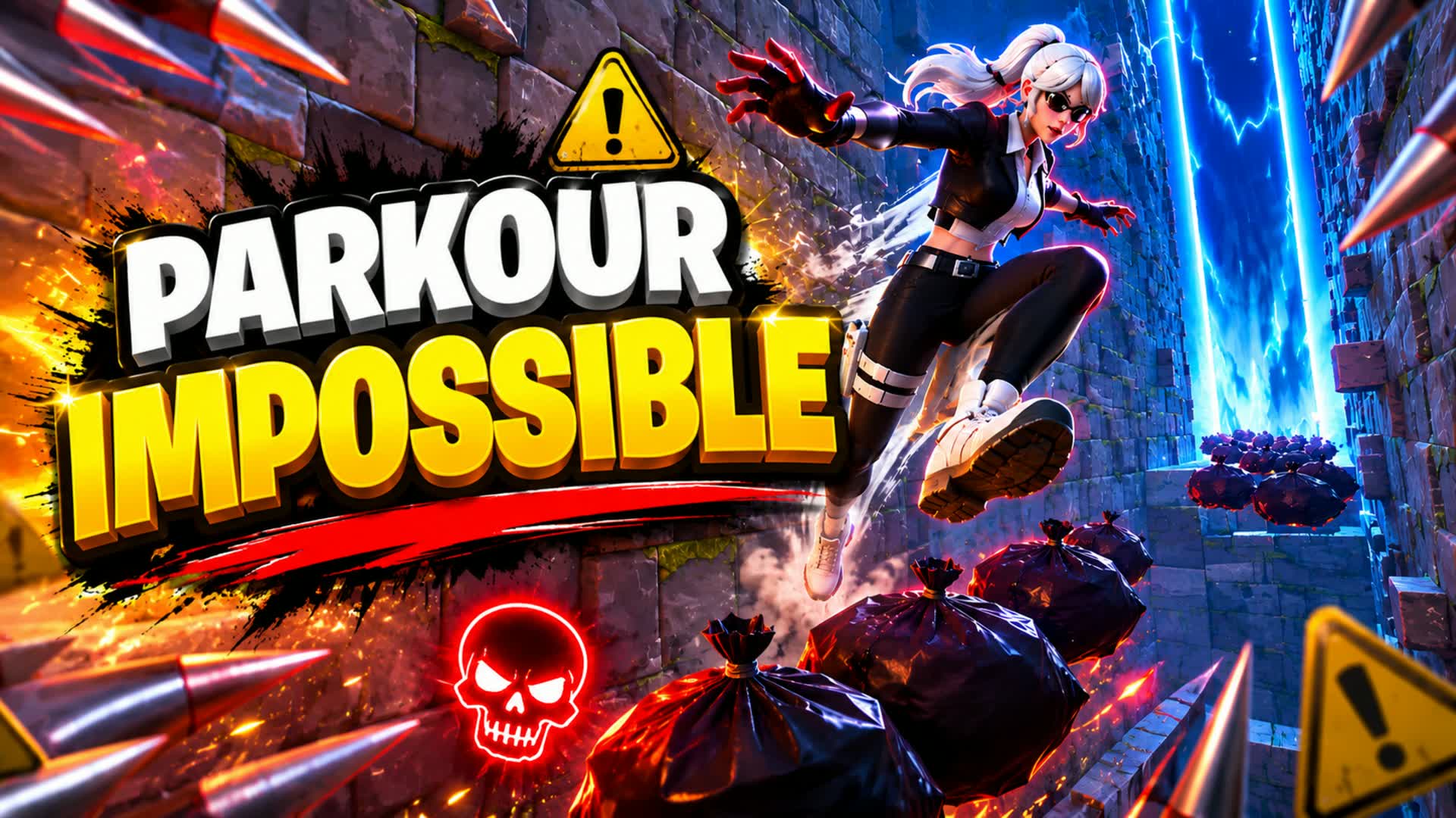 💀 PARKOUR IMPOSSIBLE: ONLY 1% WIN — Fortnite Creative map