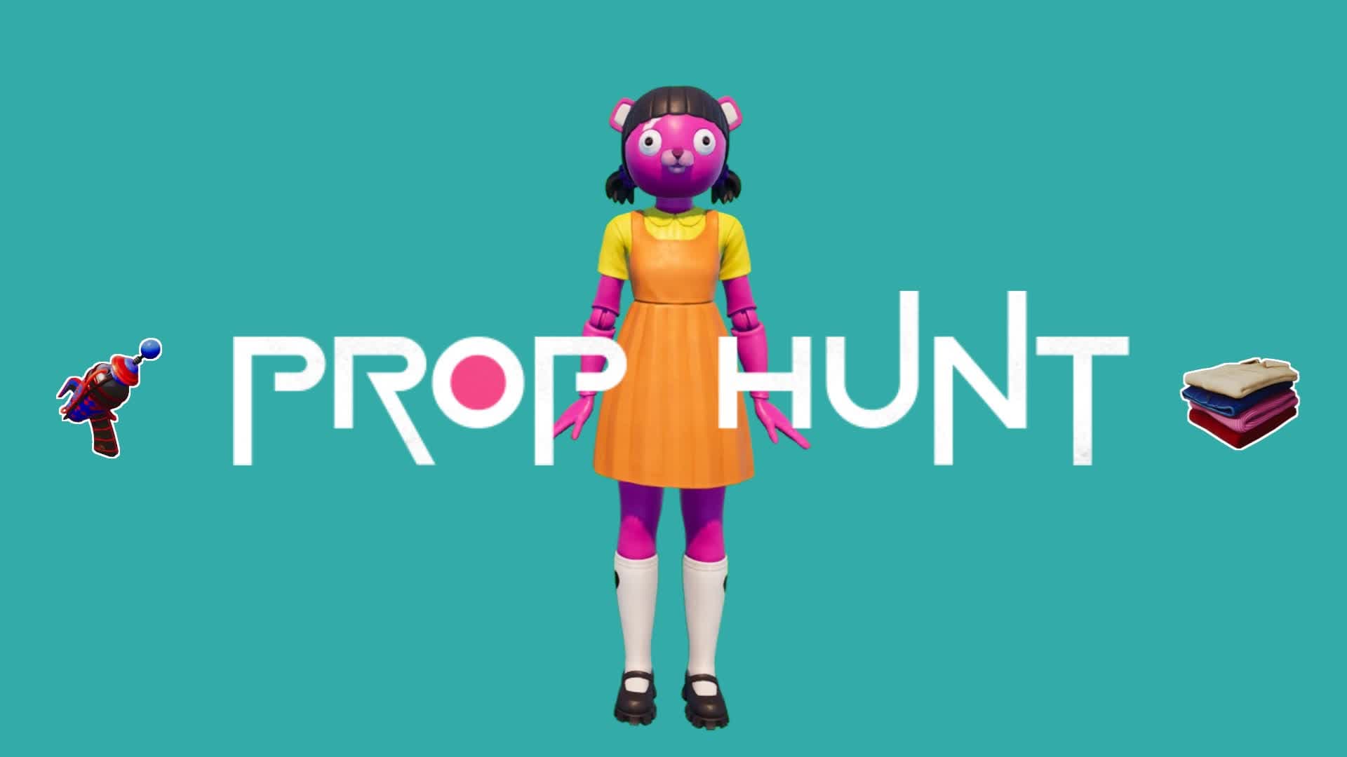 Squid Prop Hunt — Fortnite Creative map