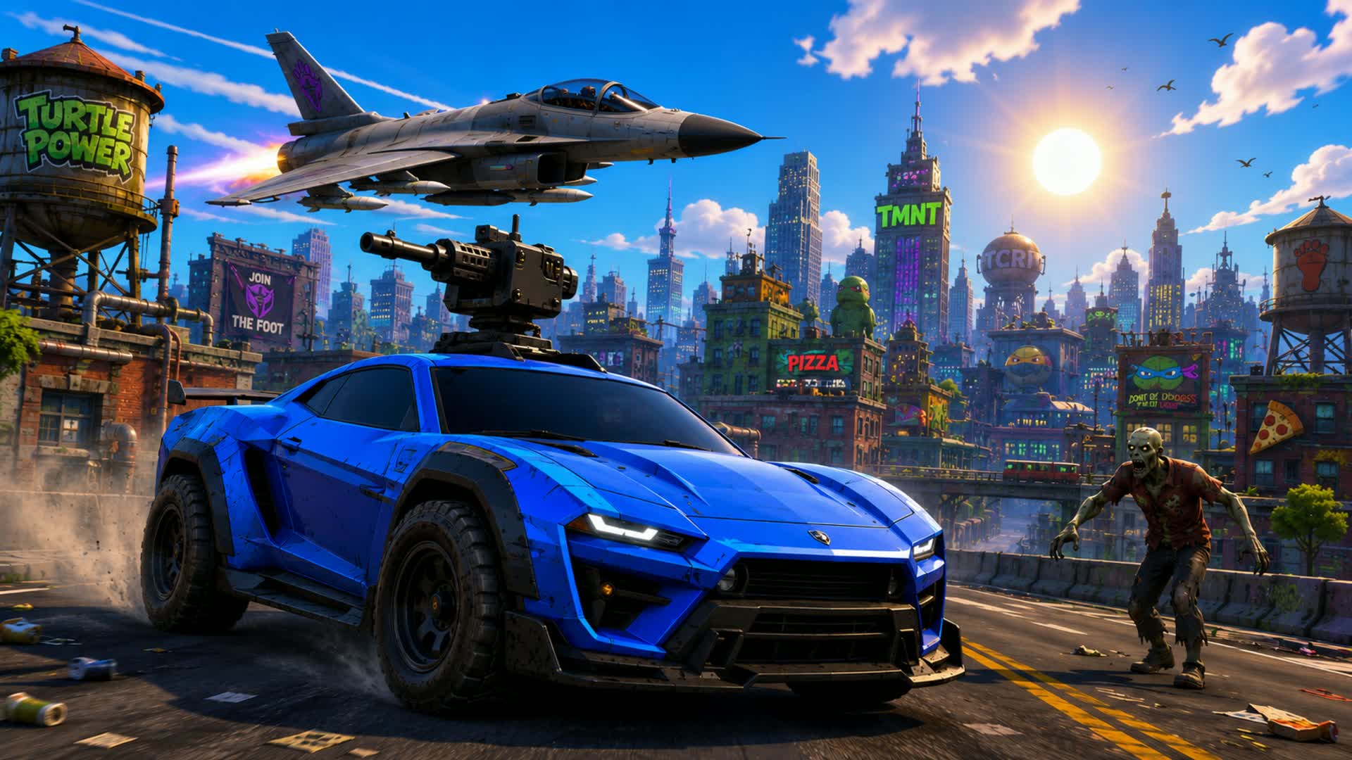 TMNT City 🏙️ DRIVE FFA RP🚨 — Fortnite Creative map