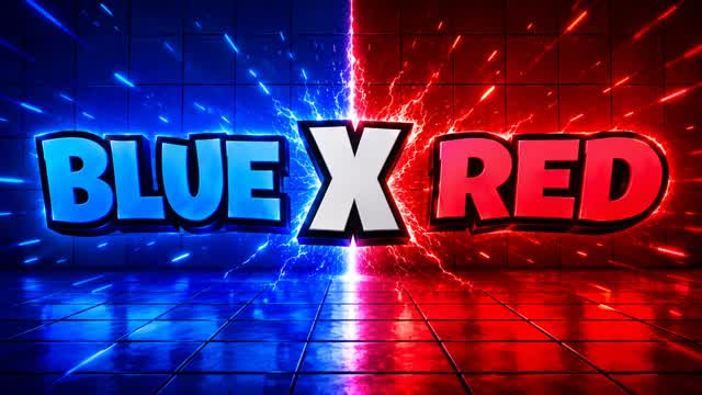NOVO 🔵BLUE X RED🔴 — Fortnite Creative map