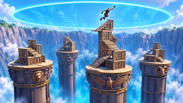 Pillars: Race to the Top — Fortnite Creative map