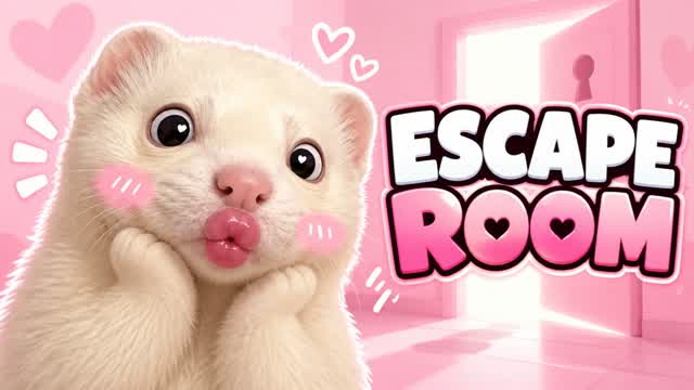 🦦 Cute Ferret Escape Room — Fortnite Creative map cover art
