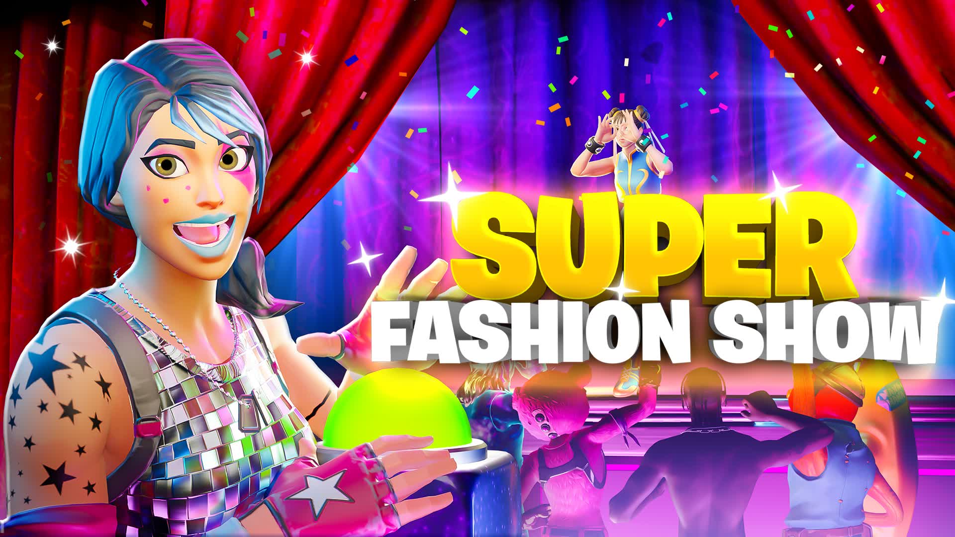 SUPER FASHION SHOW ⭐ — Fortnite Creative map
