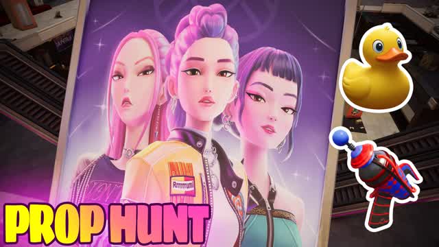 K-POP / SUPERMARKET / PROP HUNT — Fortnite Creative map