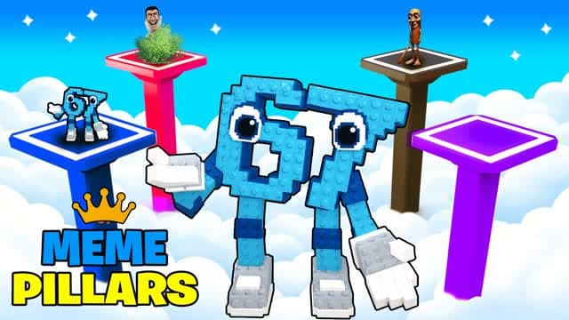 MEME PILLARS BRAINROT ⭐ (PILLARS) — Fortnite Creative map cover art