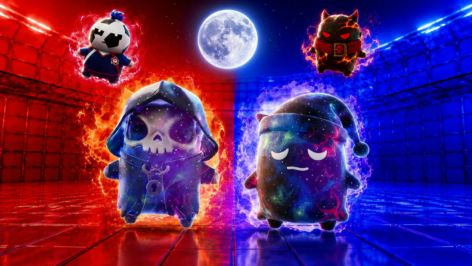 RVB RED VS BLUE🔴🔵MOON — Fortnite Creative map