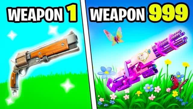 ✨ GALAXY GUN GAME 🎯 ONE SHOT FFA — Fortnite Creative map cover art