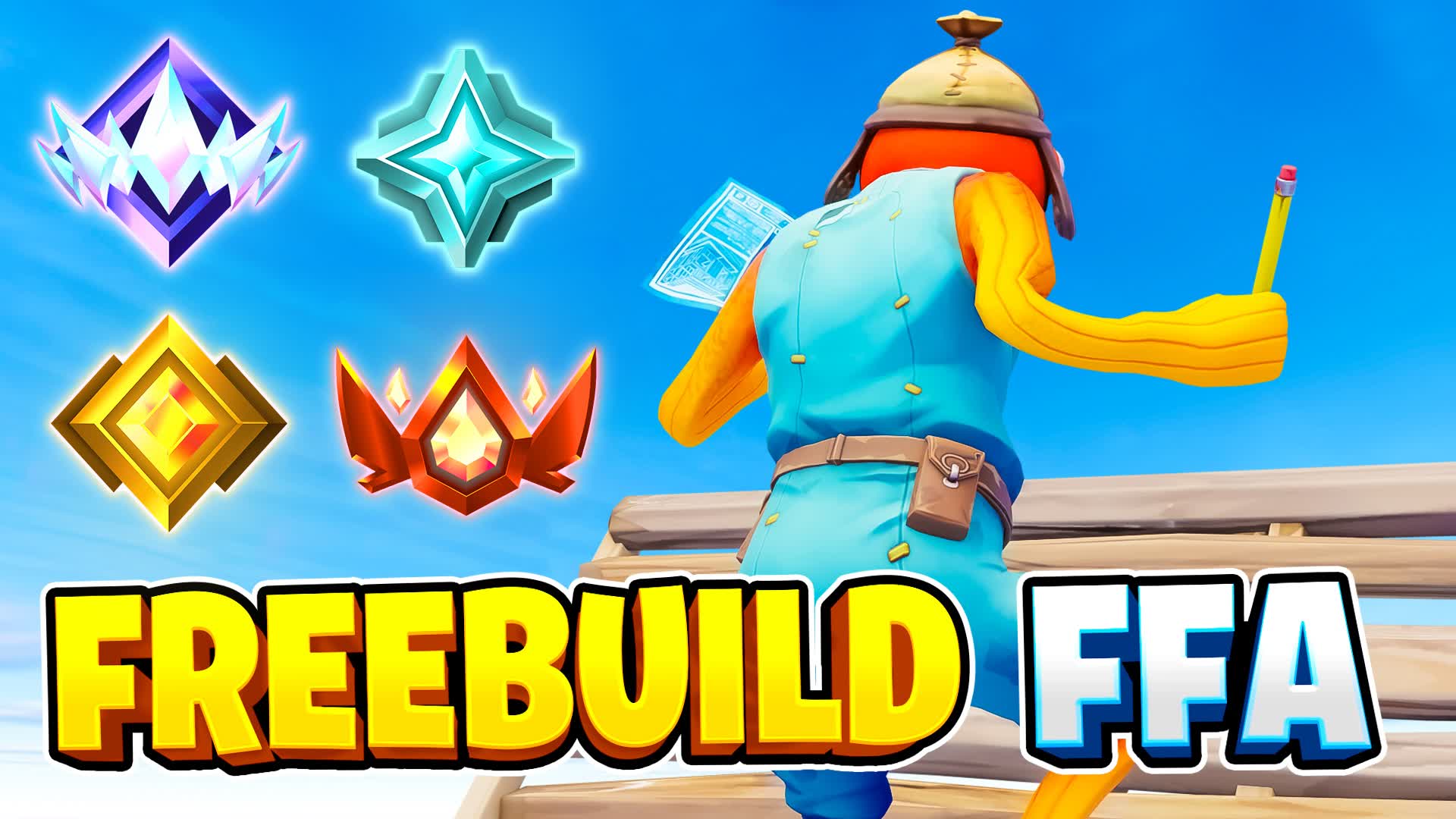 Freebuild FFA 📝 Edit Training — Fortnite Creative map