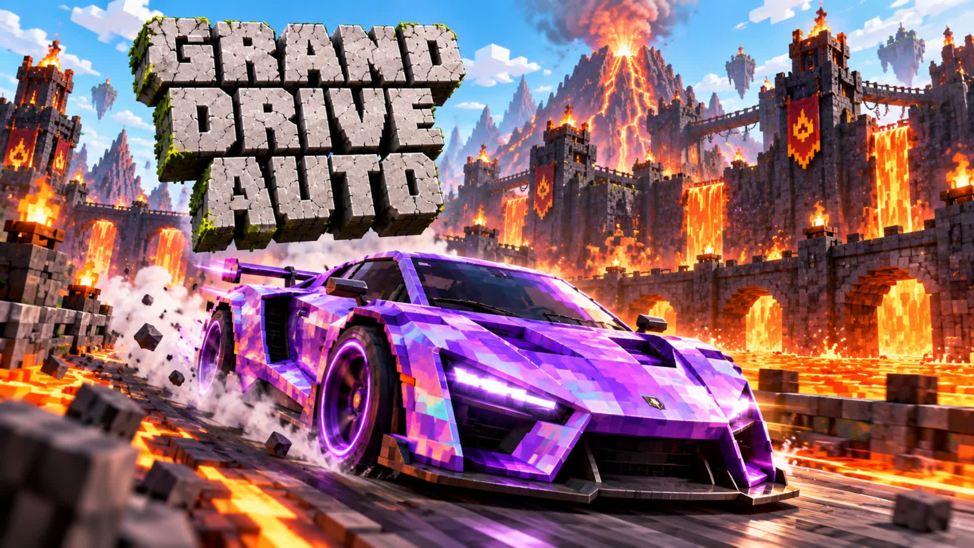 MINECRAFT WINTER SUPERCAR WORLD ❄️🏎️ — Fortnite Creative map