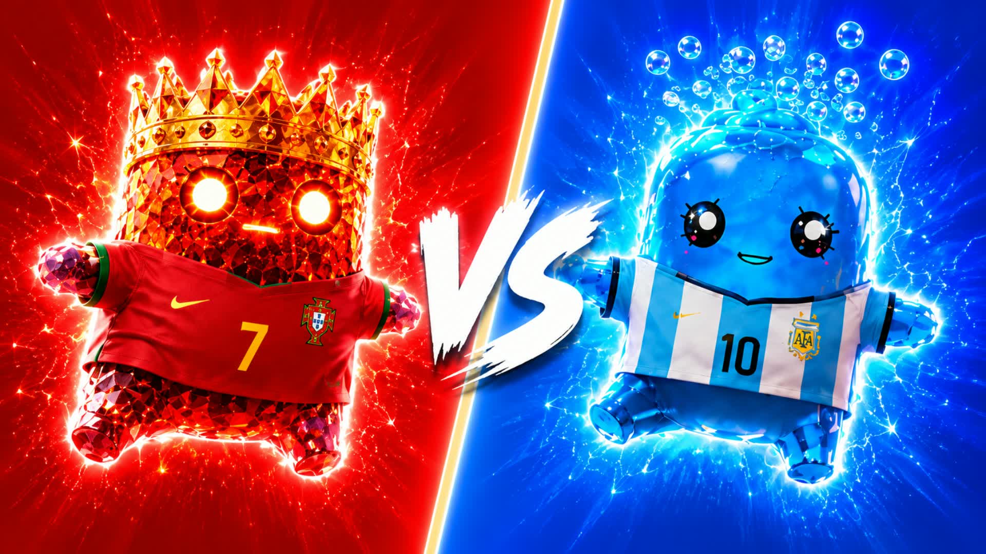 GOATS RED VS BLUE🔴🔵FOOTBALL — Fortnite Creative map