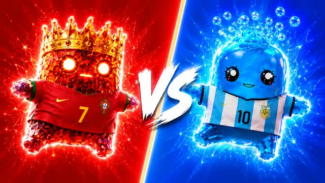GOATS RED VS BLUE🔴🔵FOOTBALL — Fortnite Creative map cover art