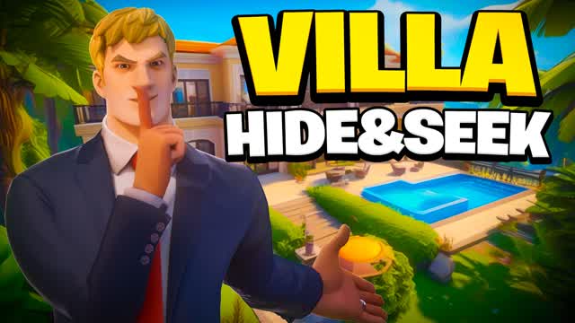 VILLA HIDE AND SEEK — Fortnite Creative map cover art