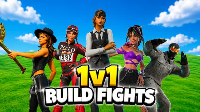 1v1 Build Fight FREE FOR ALL — Fortnite Creative map cover art