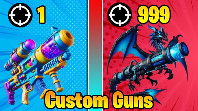 ⭐Custom Guns🌌One shot Gun Game🔫 — Fortnite Creative map