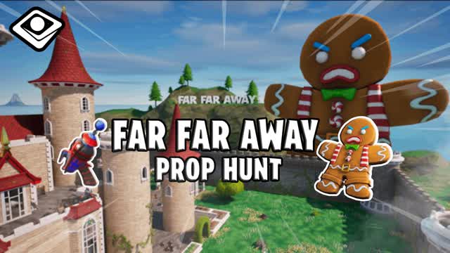 Far Far Away Prop Hunt — Fortnite Creative map cover art