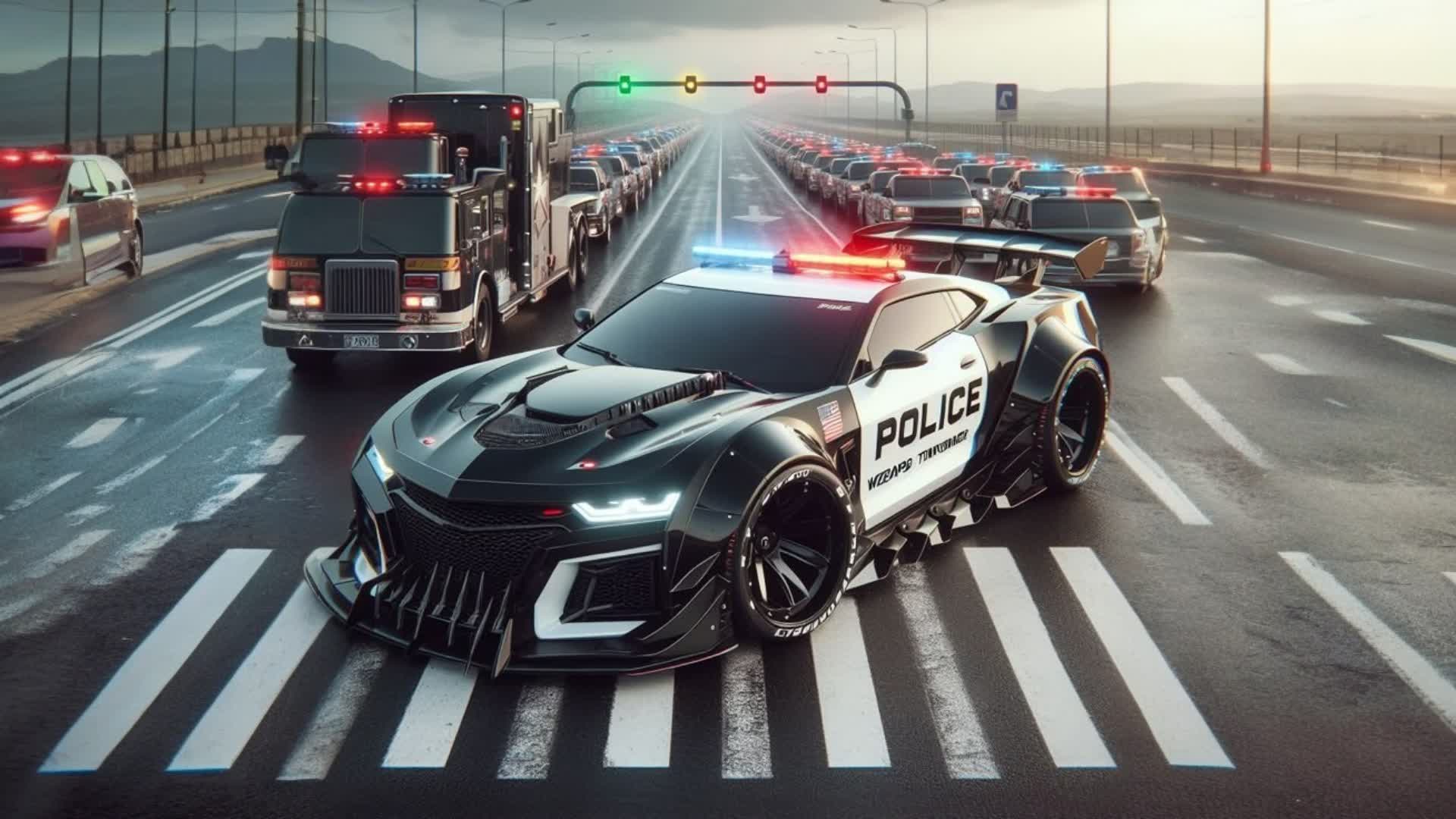 POLICE CITY DRIVE & 1000 LEVEL — Fortnite Creative map