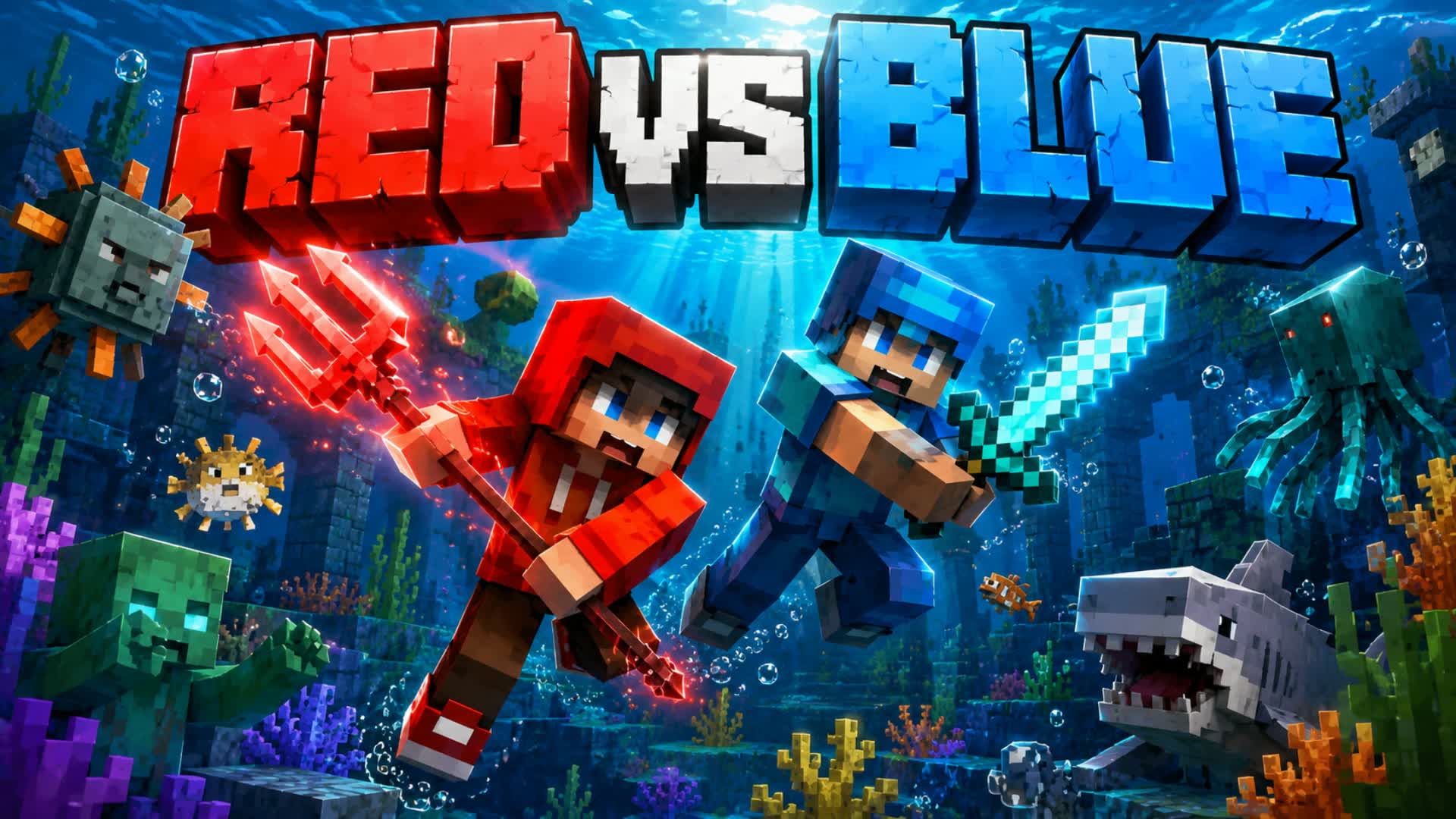 NEW CRAZY RED VS BLUE🔴🔵 — Fortnite Creative map