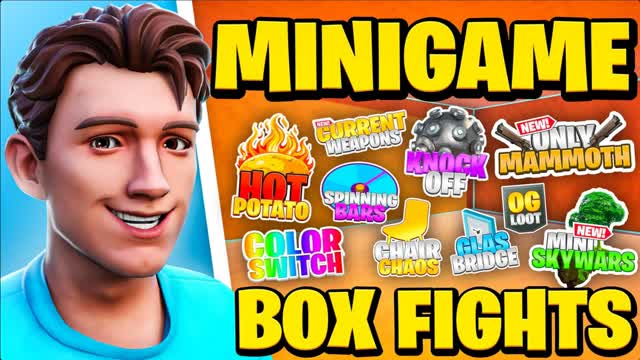 SUPER MINIGAMES 🎯 MEME MINIGAME 😂 — Fortnite Creative map cover art