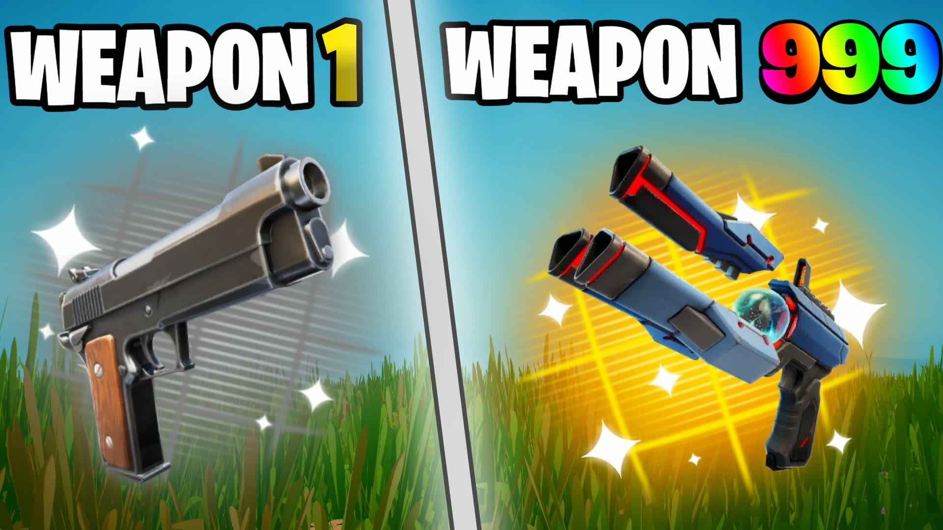 ⭐ GUN GAME ONE SHOT 🎯 GOAT — Fortnite Creative map