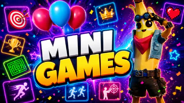 MINIGAME BOX by DZIEDZIC — Fortnite Creative map cover art