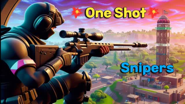💥One Shot💥 Snipers — Fortnite Creative map cover art