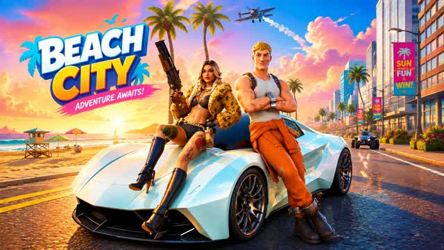 ONLY UP RACE DRIVE — Fortnite Creative map