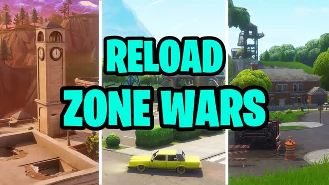 A ZONE WARS - RELOAD — Fortnite Creative map cover art