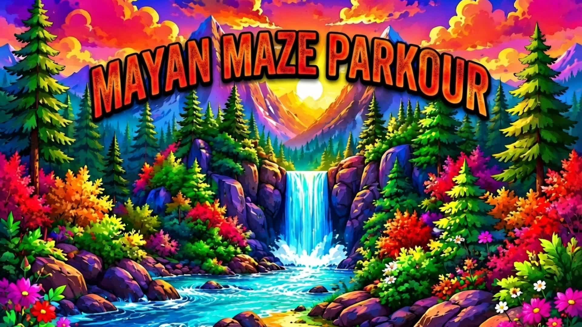Mayan Maze parkour — Fortnite Creative map