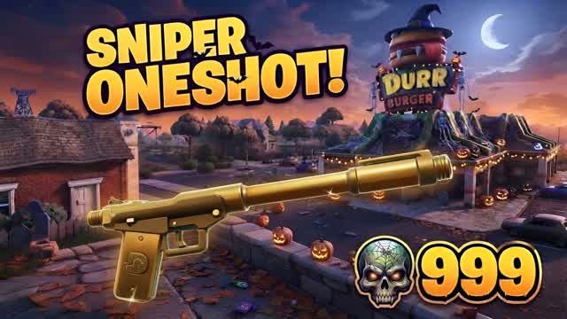 👻GREASY GROVE ONE SHOT HALLOWEEN🎃 — Fortnite Creative map