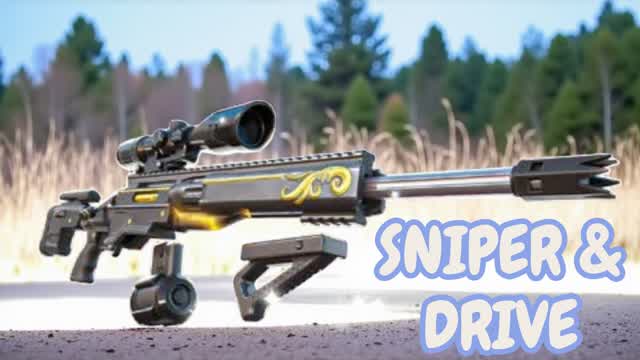 SNIPER DRIVE CITY — Fortnite Creative map cover art