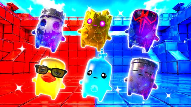 RED VS BLUE VENUS FALL 🔴🔵 — Fortnite Creative map