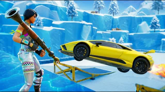 Snow Rockets Vs Snipers — Fortnite Creative map