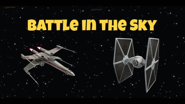 X-Wing VS Tie Fighter — Fortnite Creative map cover art