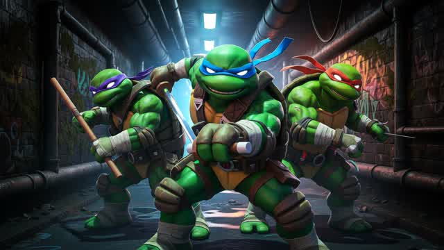 UNC TMNT: Turtle Panic [ffa] — Fortnite Creative map cover art