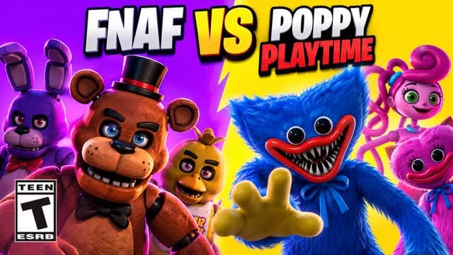 🧸 FNAF VS Poppy Playtime 🃏 — Fortnite Creative map cover art