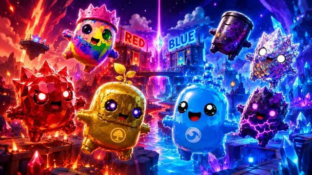RED VS BLUE ⭐ SUPER POWER WARS — Fortnite Creative map