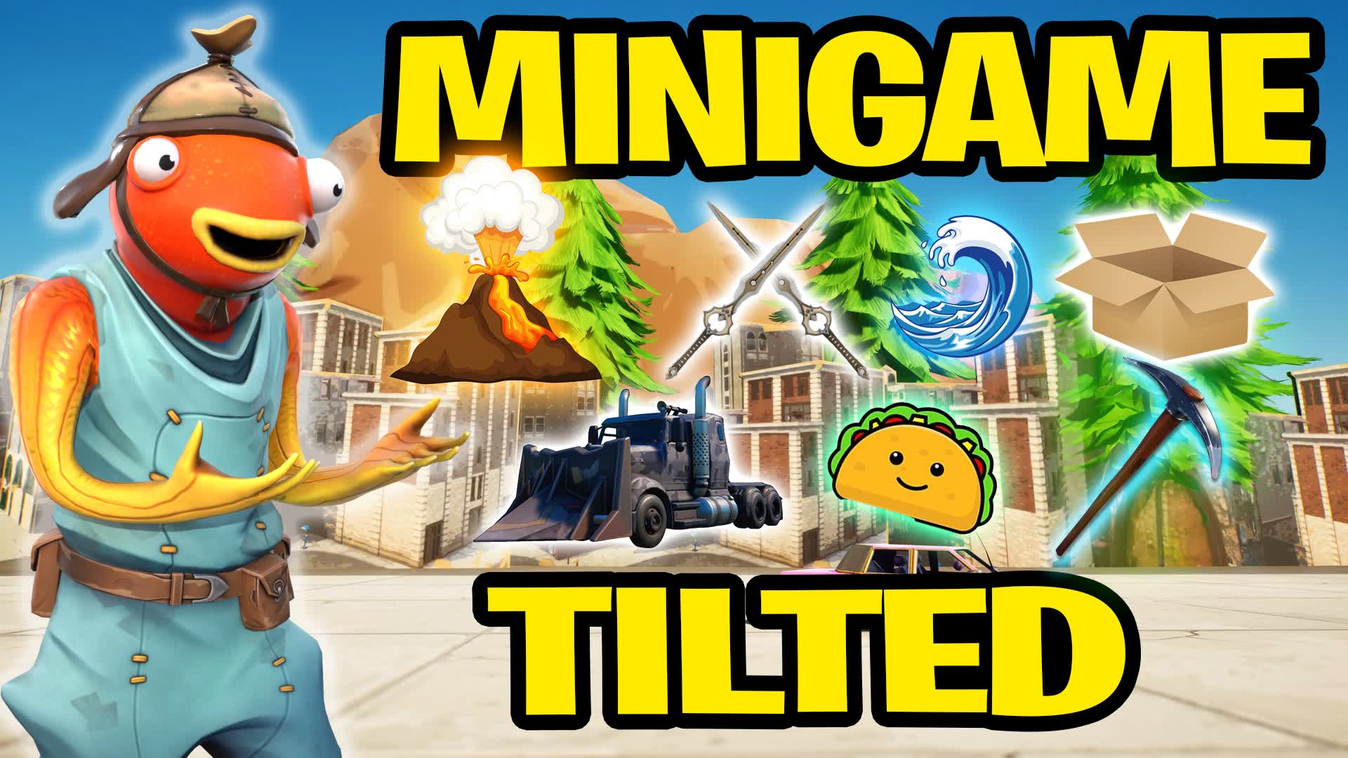 MINIGAME TILTED😀 — Fortnite Creative map